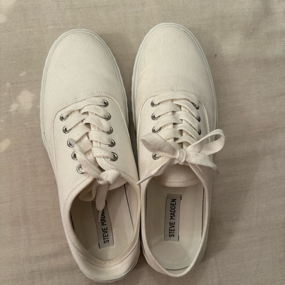 Steve Madden slip on sneakers worn once